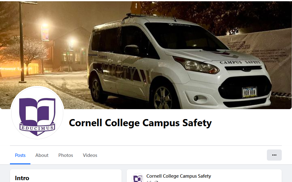 Campus Safety Facebook Page