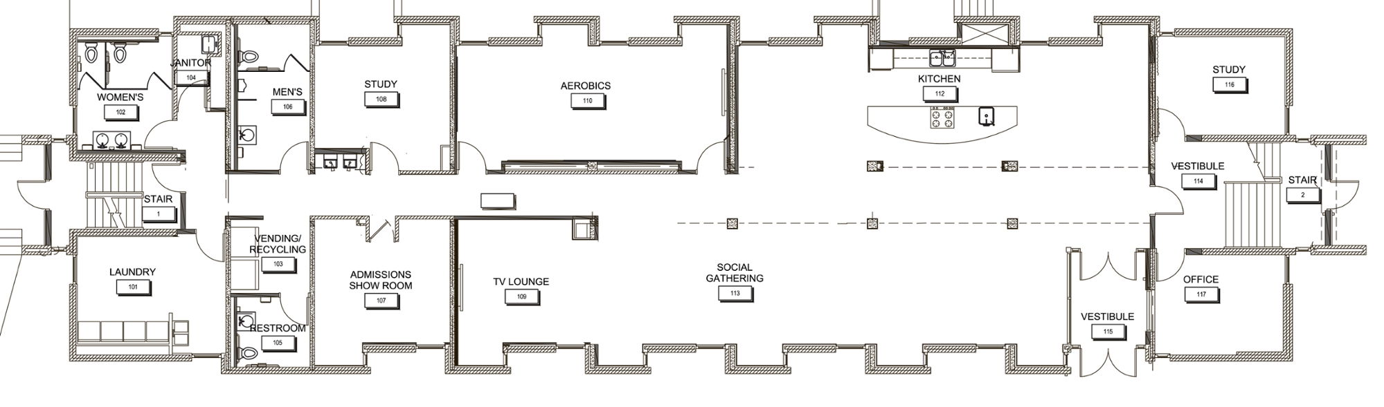 Dows Hall Floor Plan Cornell College