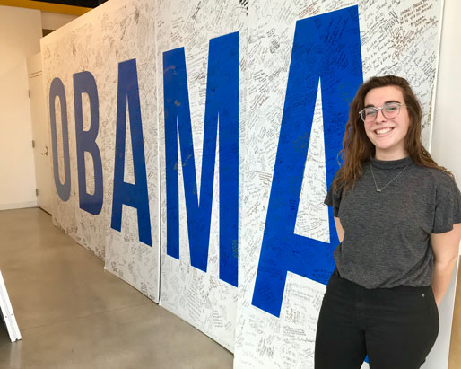 Cornell College student participates in a Cornell Fellowship at the Obama Foundation