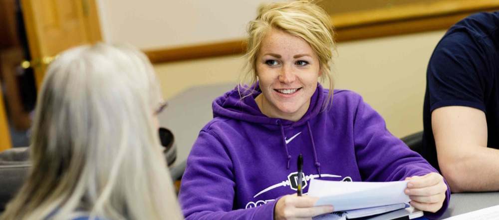 Cornell students in the classroom. 