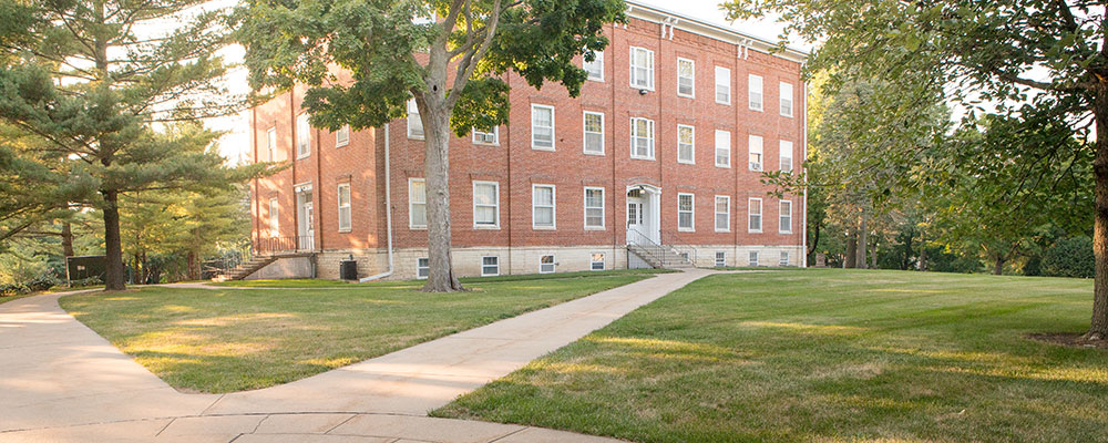 History department's building on campus