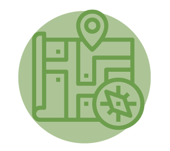 Map icon for explorers