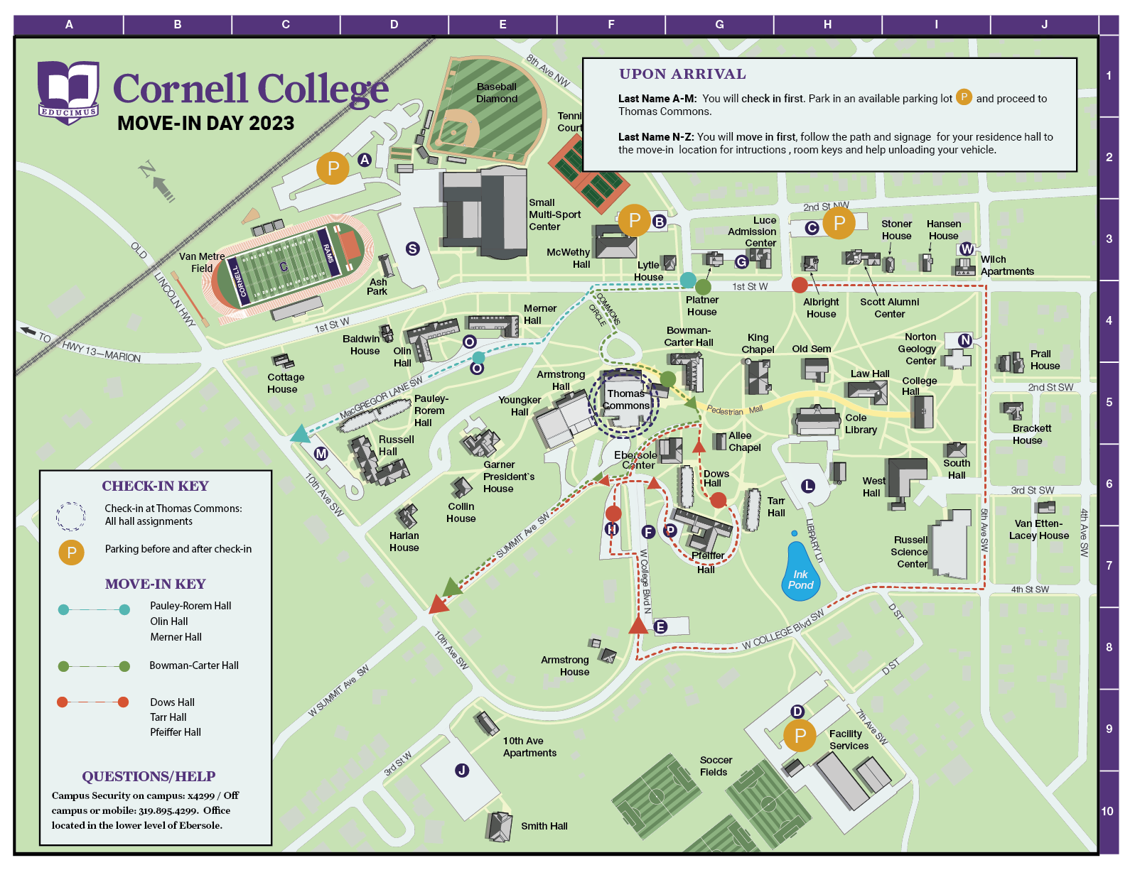 Movein Day Cornell College Mount Vernon, Iowa