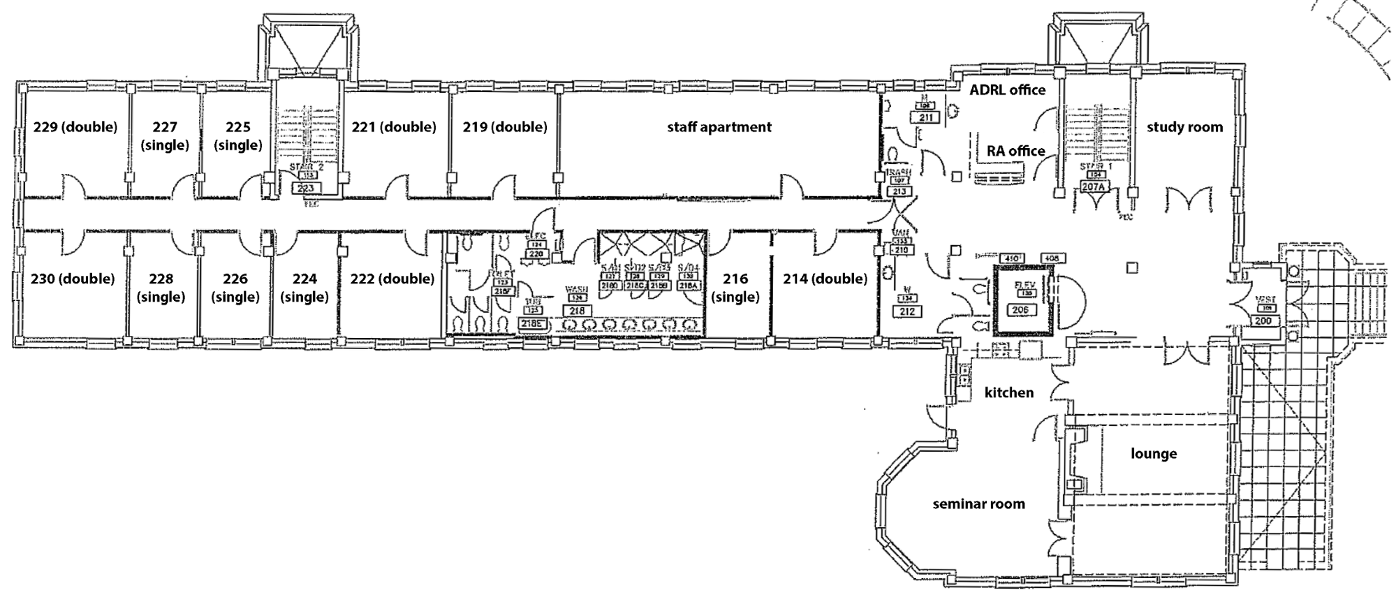 Ford hall smith college floor plan