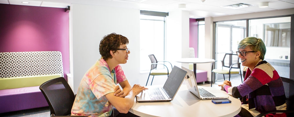 Students in Tarr Hall